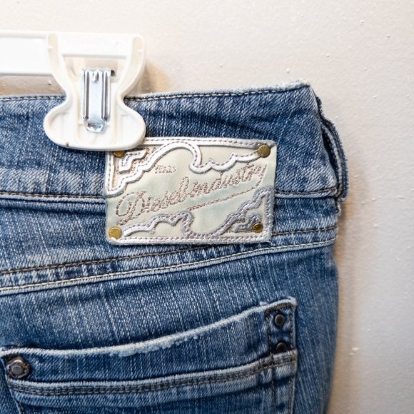 Diesel Womens Size 26 (US 2) Ronhar Jeans Boot Cut Light Wash Y2k 90s Denim - Picture 6 of 11